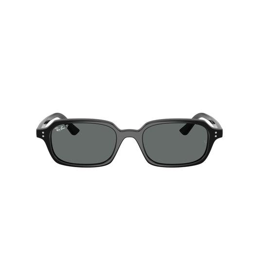 Occhiali da sole Ray-Ban RB4455 6677/81 Black Polarized rettangolari