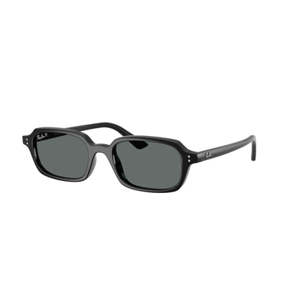 Occhiali da sole Ray-Ban RB4455 6677/81 Black Polarized rettangolari -laterale