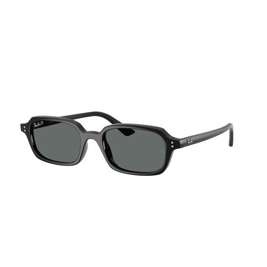 Occhiali da sole Ray-Ban RB4455 6677/81 Black Polarized rettangolari -laterale