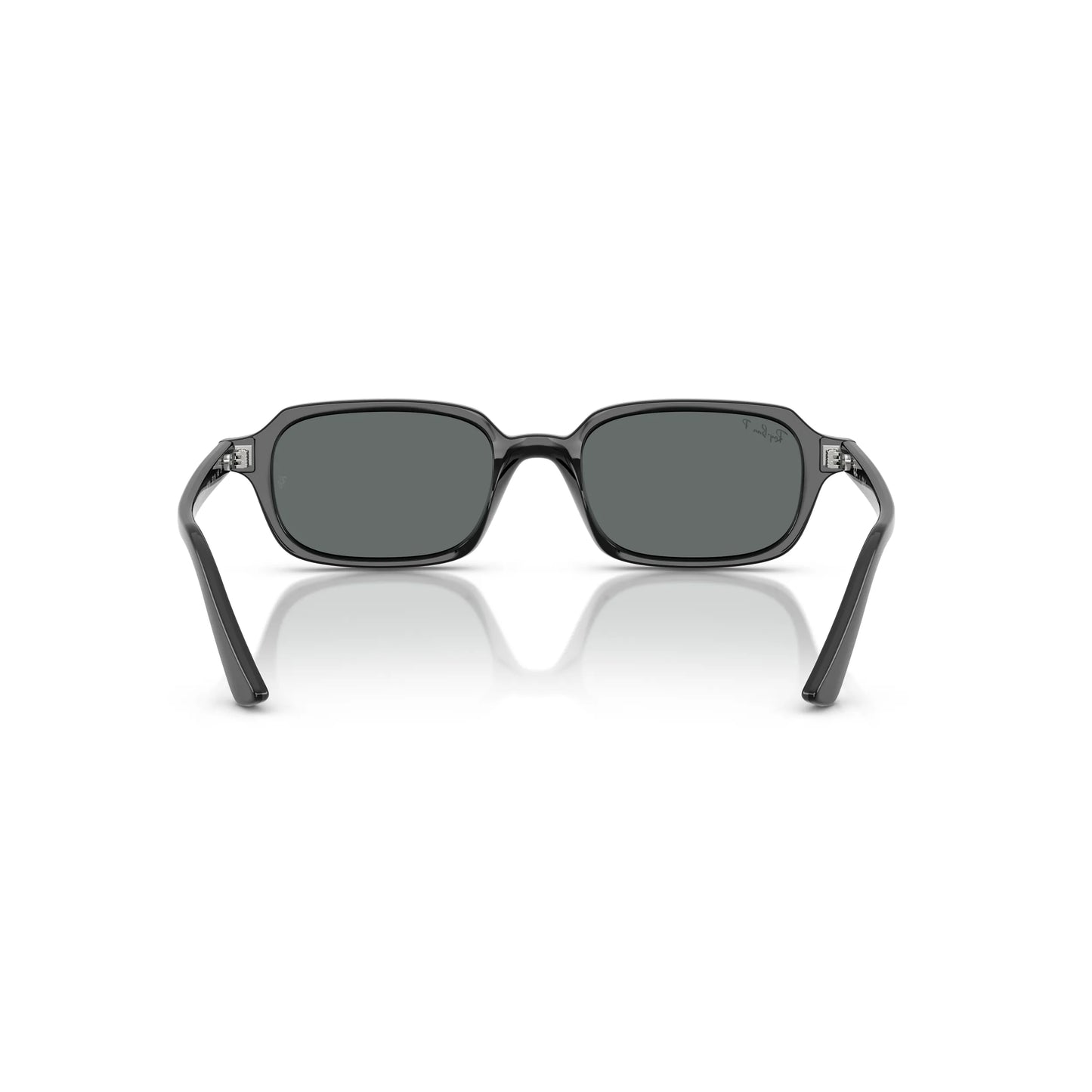 Occhiali da sole Ray-Ban RB4455 6677/81 Black Polarized rettangolari -dettagli1