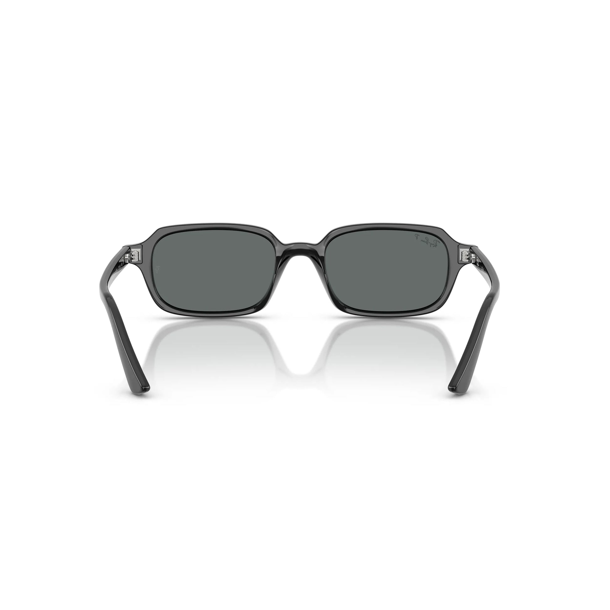 Occhiali da sole Ray-Ban RB4455 6677/81 Black Polarized rettangolari -dettagli1
