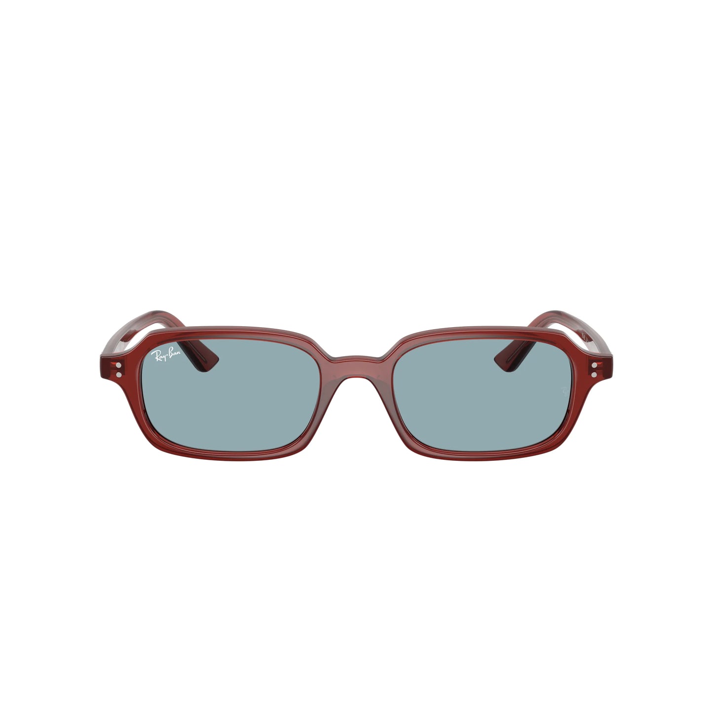 Occhiali da sole Ray-Ban RB4455 680980 Marrone Ruggine Blue rettangolari