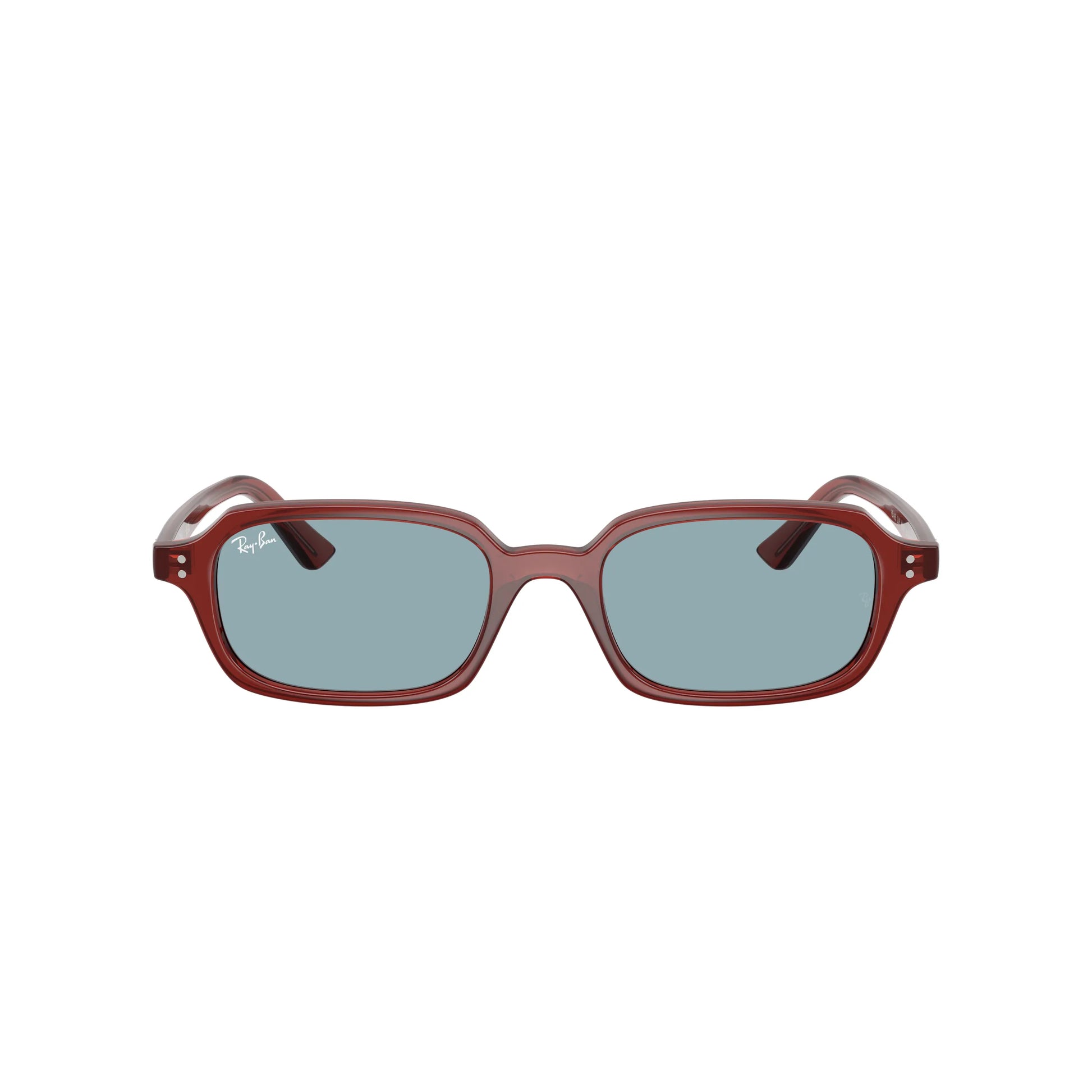 Occhiali da sole Ray-Ban RB4455 680980 Marrone Ruggine Blue rettangolari
