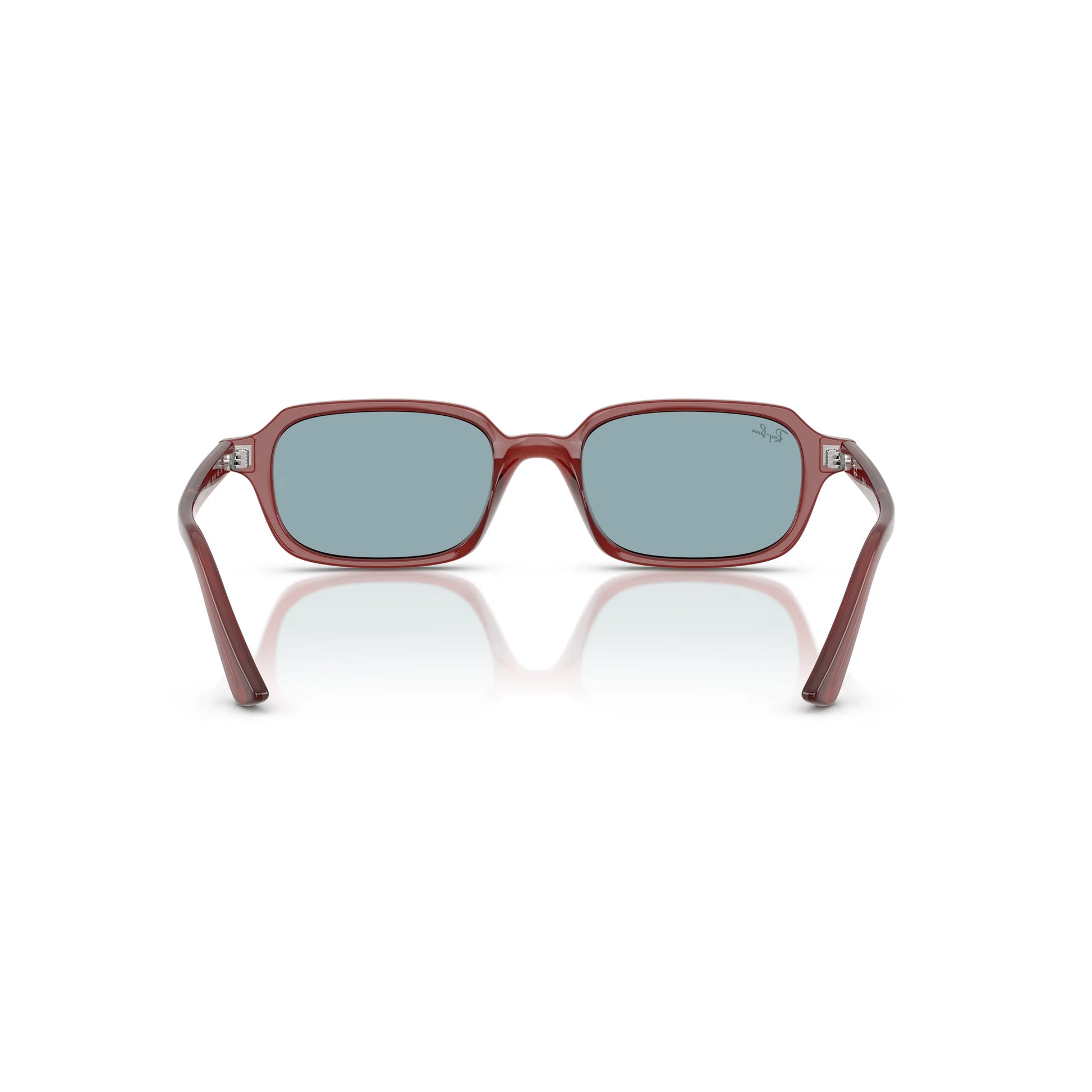 Occhiali da sole Ray-Ban RB4455 680980 Marrone Ruggine Blue rettangolari -dettagli1