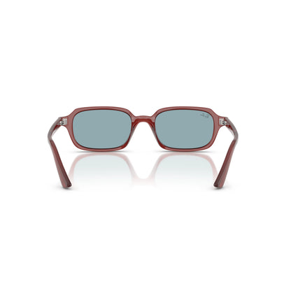 Occhiali da sole Ray-Ban RB4455 680980 Marrone Ruggine Blue rettangolari -dettagli1