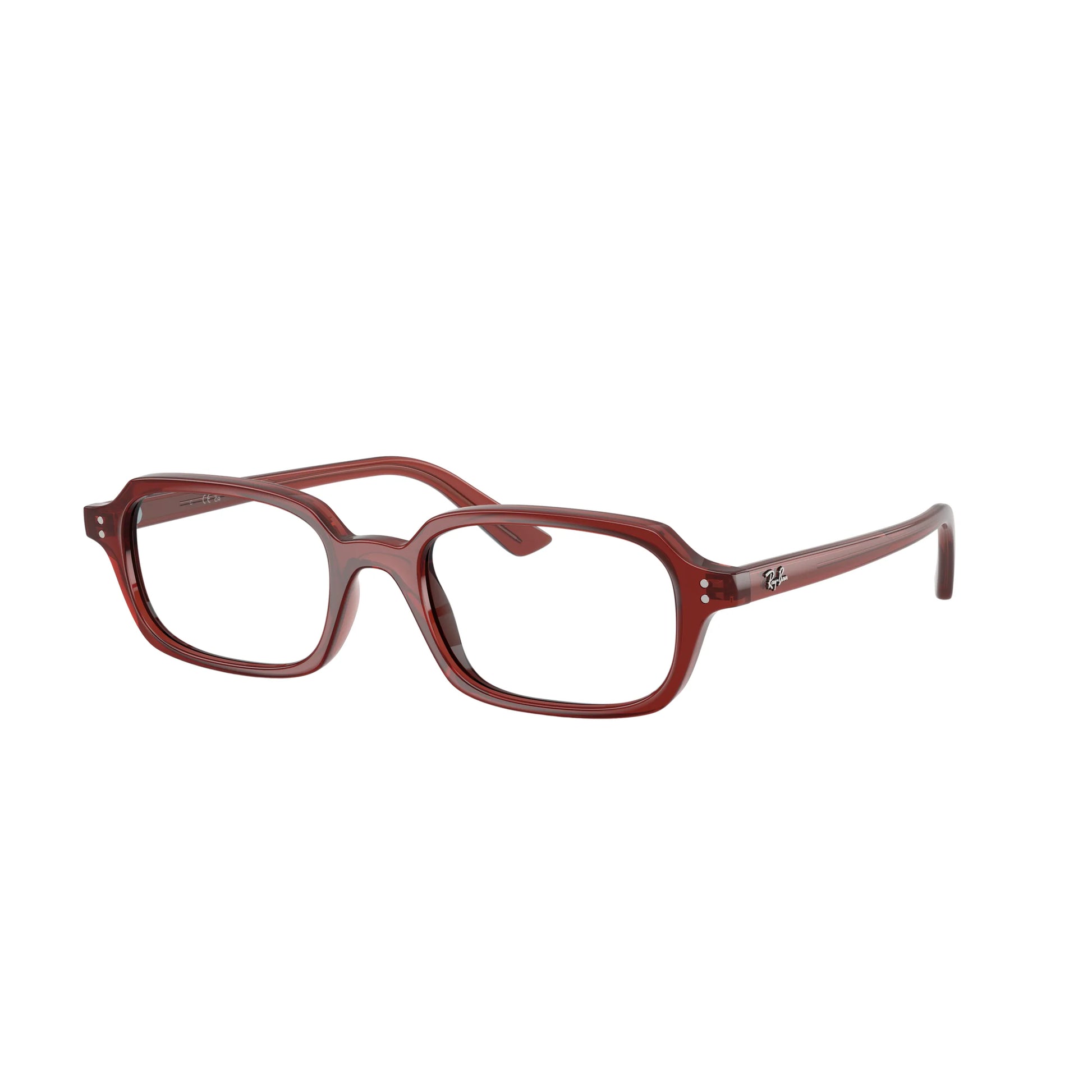 Occhiali da sole Ray-Ban RB4455 680980 Marrone Ruggine Blue rettangolari -dettagli3