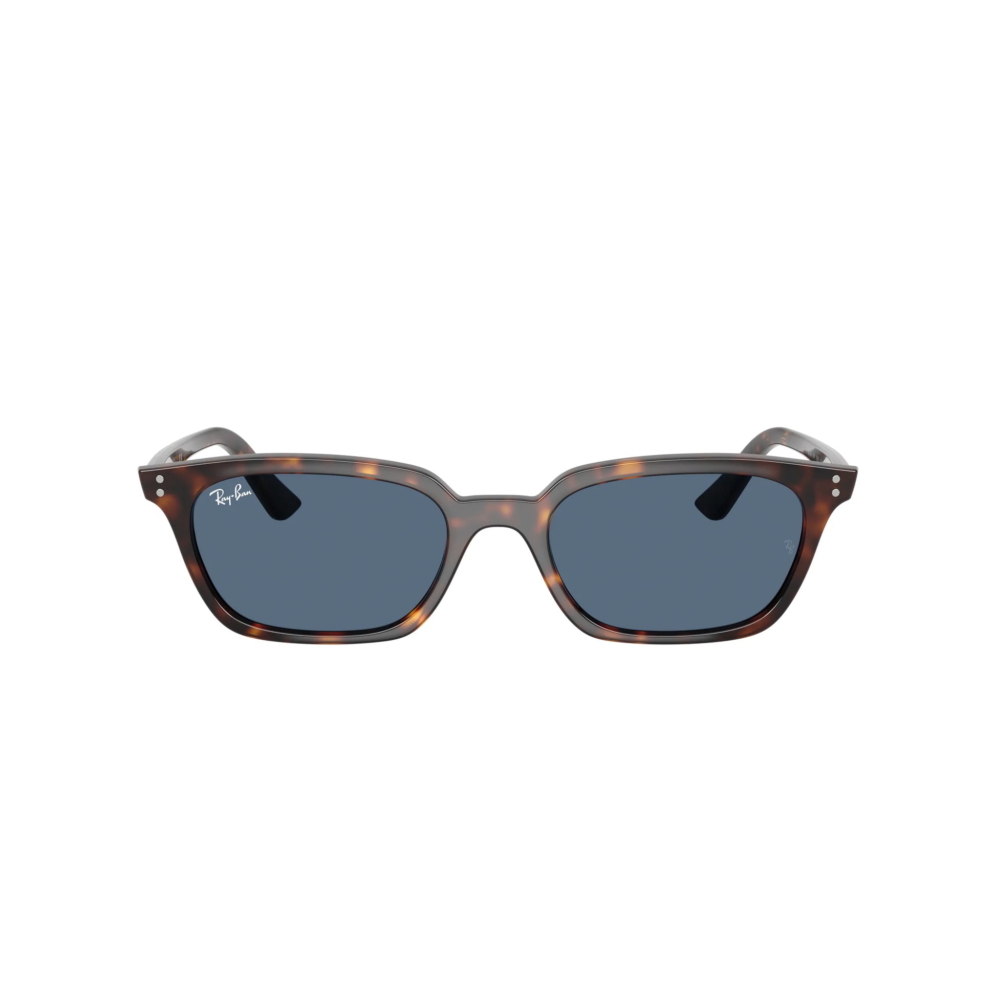 Occhiali da sole Ray-Ban RB4456 135980 Havana Blue rettangolari