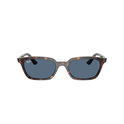 Occhiali da sole Ray-Ban RB4456 135980 Havana Blue rettangolari