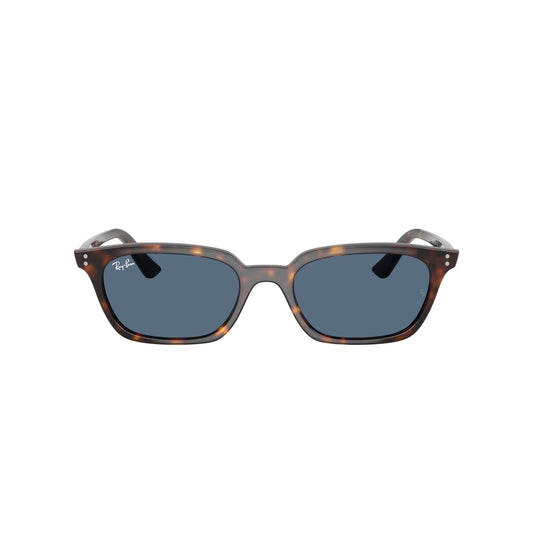 Occhiali da sole Ray-Ban RB4456 135980 Havana Blue rettangolari