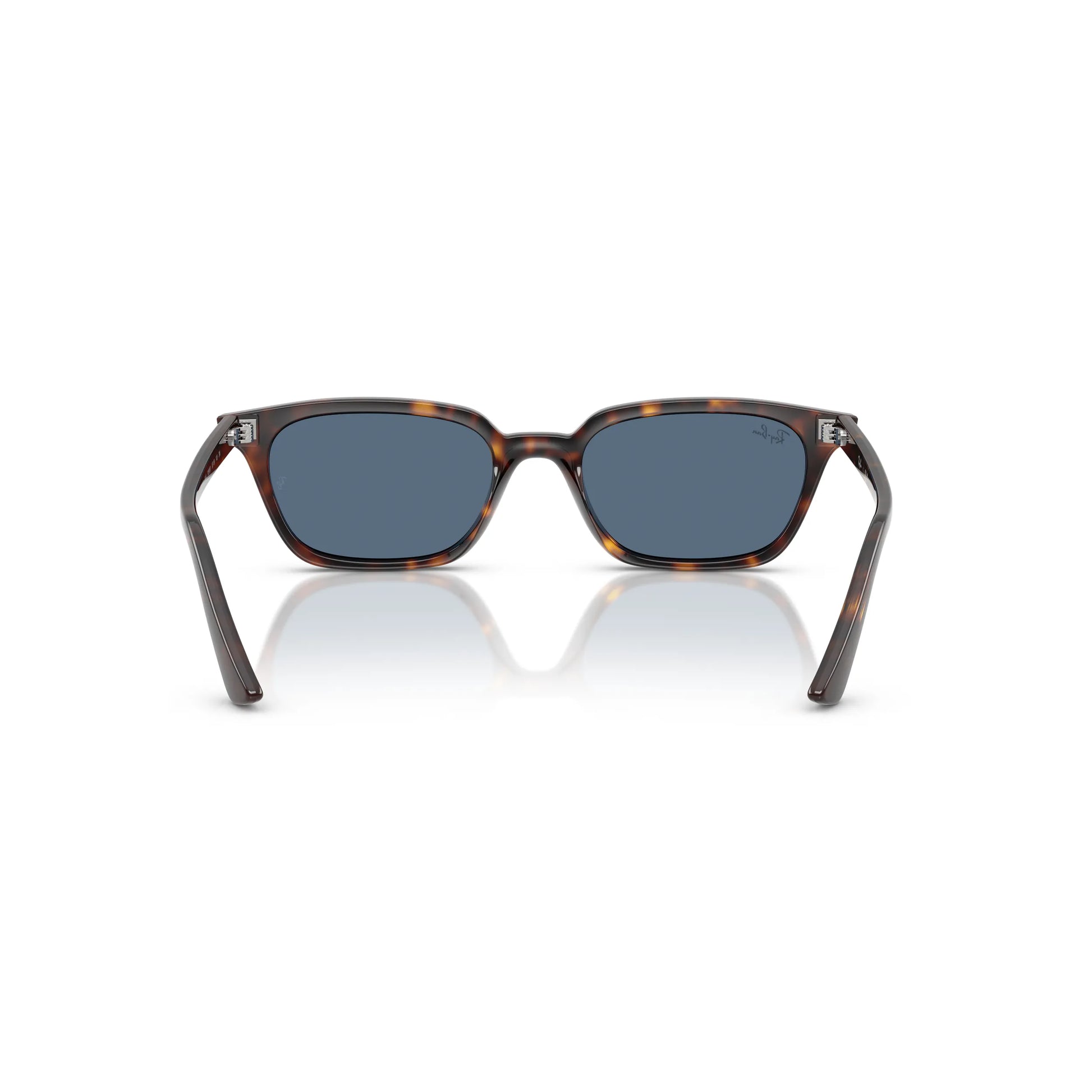 Occhiali da sole Ray-Ban RB4456 135980 Havana Blue rettangolari -dettagli1
