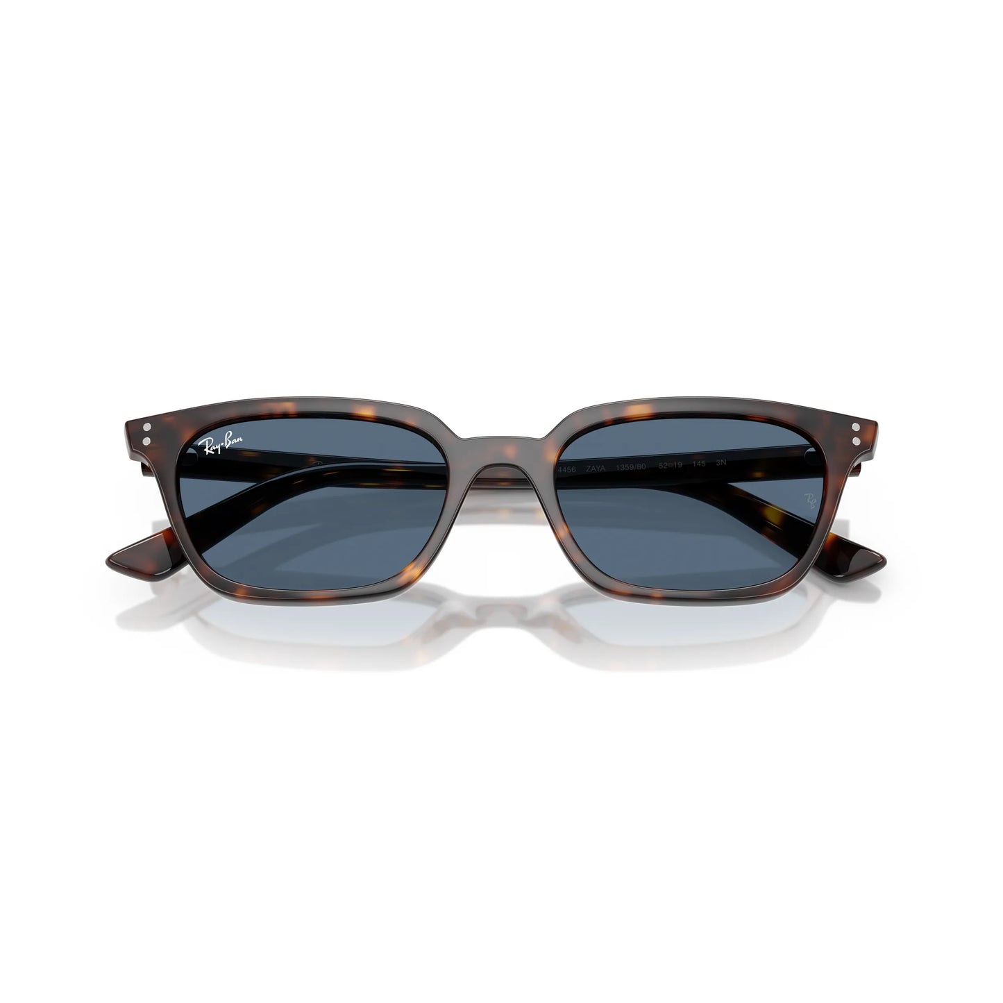 Occhiali da sole Ray-Ban RB4456 135980 Havana Blue rettangolari -dettagli2