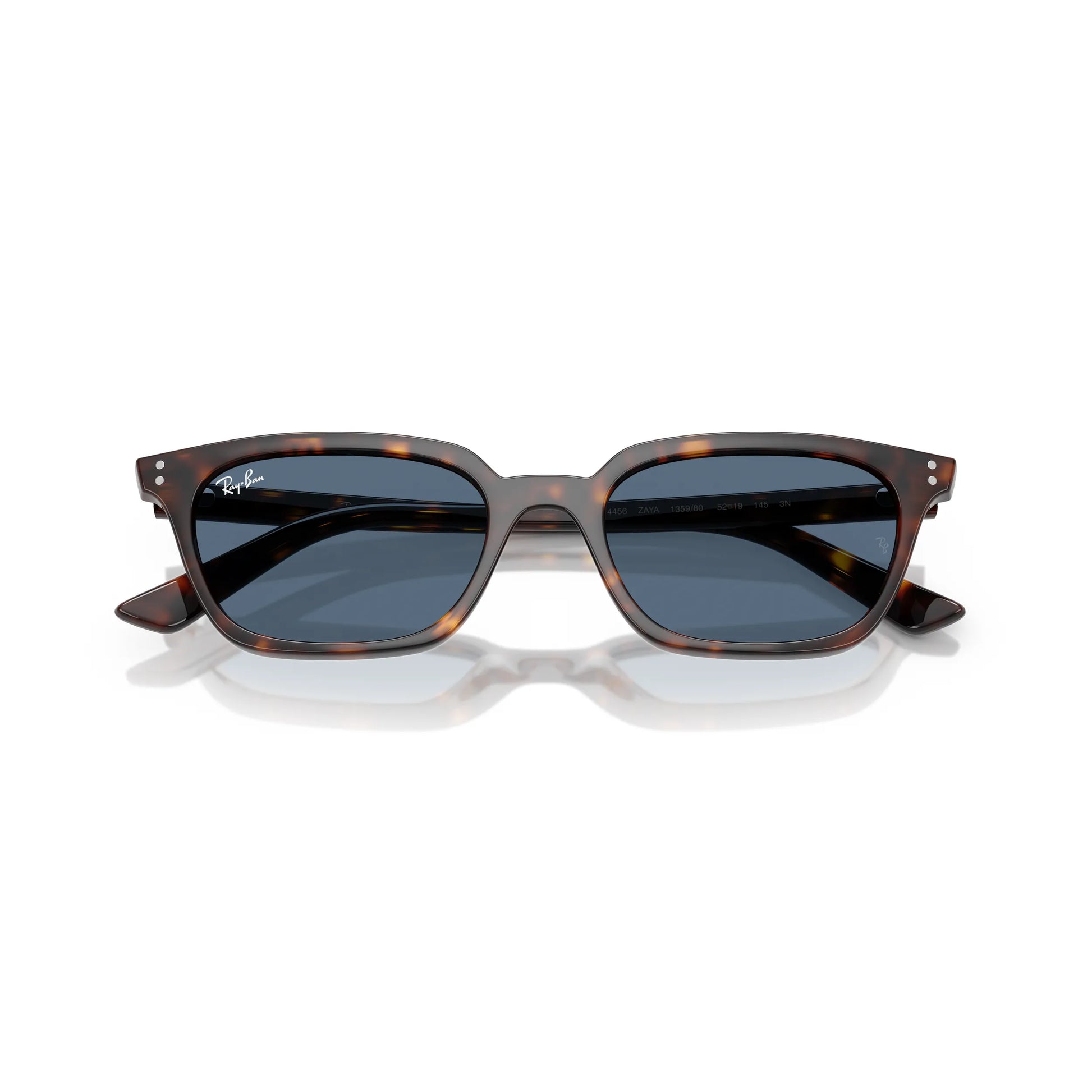 Occhiali da sole Ray-Ban RB4456 135980 Havana Blue rettangolari -dettagli2