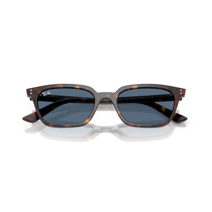 Occhiali da sole Ray-Ban RB4456 135980 Havana Blue rettangolari -dettagli2