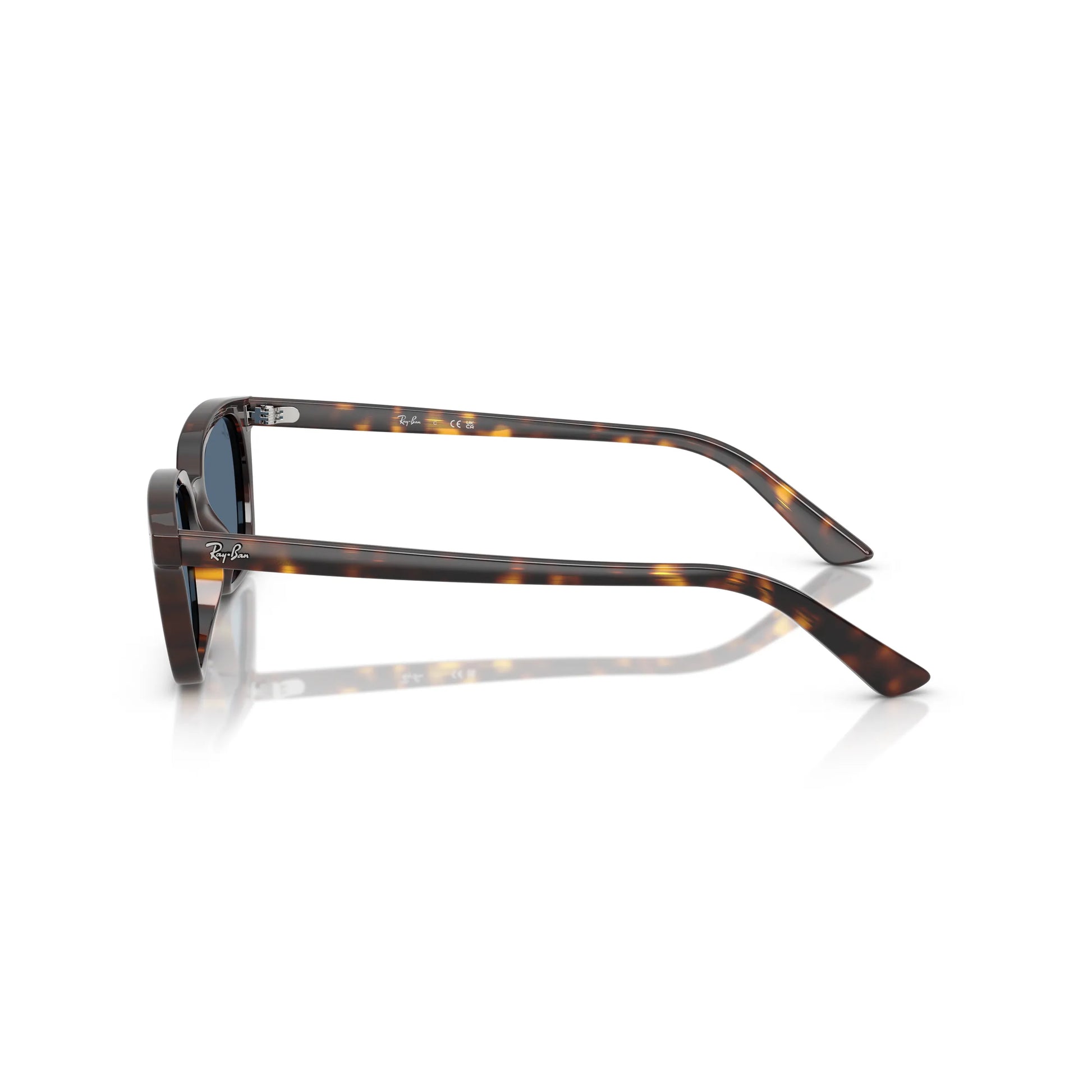 Occhiali da sole Ray-Ban RB4456 135980 Havana Blue rettangolari -dettagli