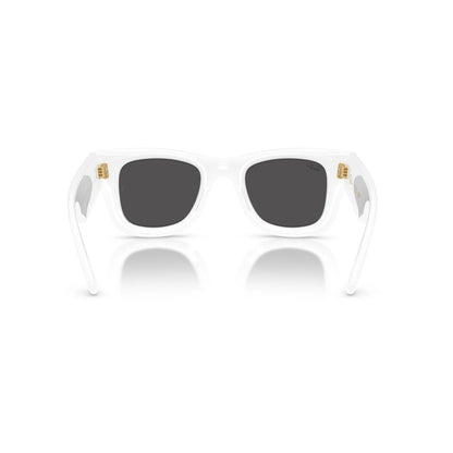 Occhiali da sole Ray-Ban Wayfarer Puffer RB4940 671/87 White -dettagli1