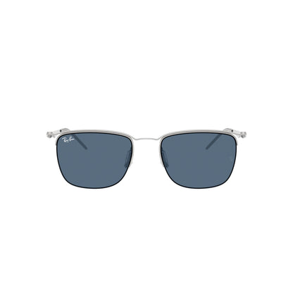 Lunettes de soleil Ray-Ban RB8550 928380 Argent rectangulaire