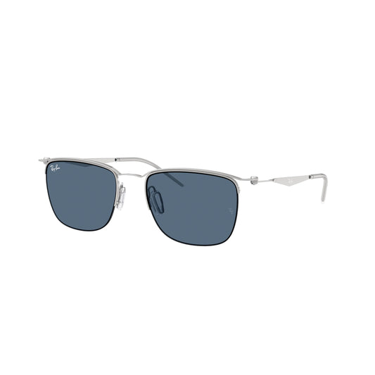 Lunettes de soleil Ray-Ban RB8550 928380 Argent rectangulaire