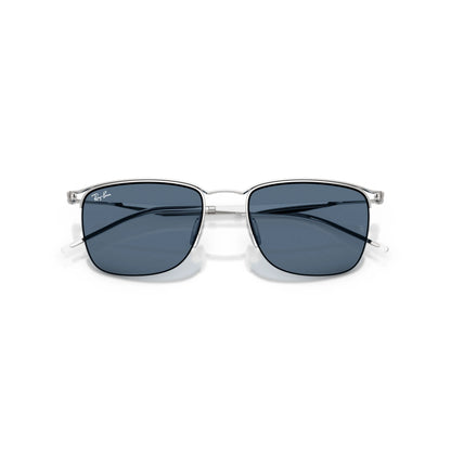 Lunettes de soleil Ray-Ban RB8550 928380 Argent rectangulaire