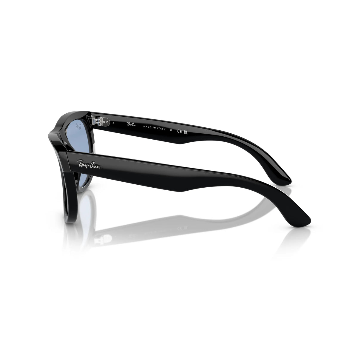 Occhiali da sole Ray-Ban Wayfarer Reverse RBR0502S 667772 Black-Azzurro -dettagli