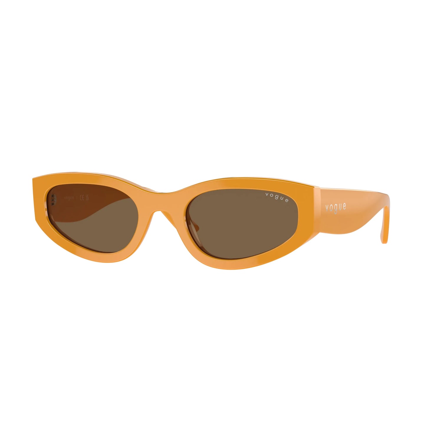 Occhiali da sole Vogue VO5585-S 315973 Ocra pieno cat-eye