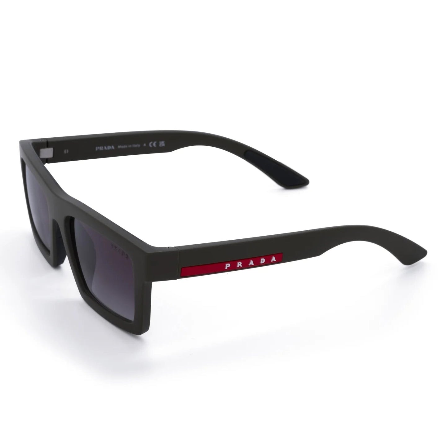 Occhiale da sole Prada Linea Rossa PS A07S 15X09U Green Matt-laterale