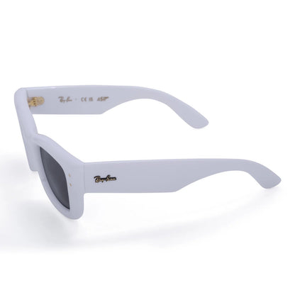 Occhiale da sole Ray-Ban Wayfarer Puffer RB4940 671/87 White-laterale
