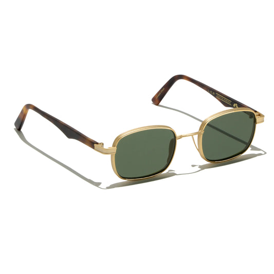 Occhiiali da sole L.G.R Lions of Ethiopia CACTUS 6815 39 Gold Matt / Havana Maculato squadrato -laterale