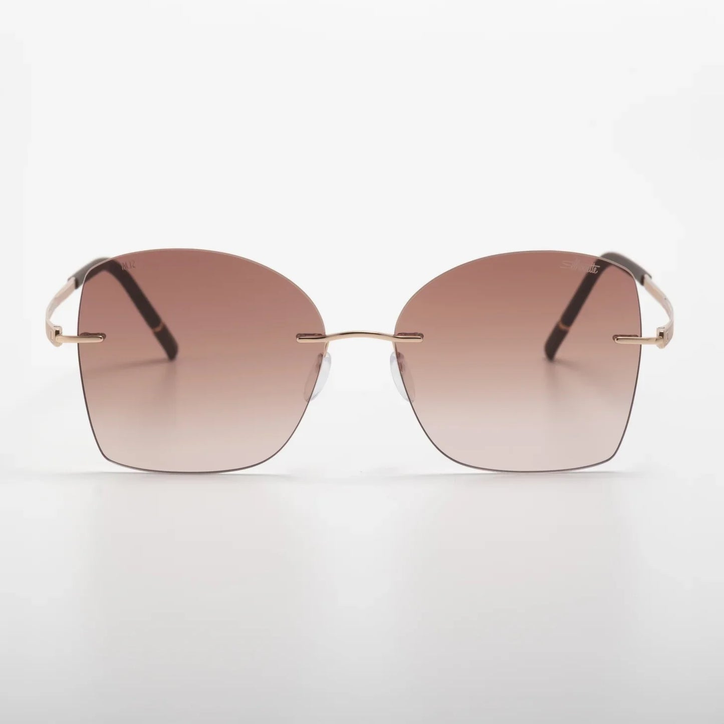 Occhiale da sole Silhouette Terranea 8193 75 3530 Rosegold / Darkbrown