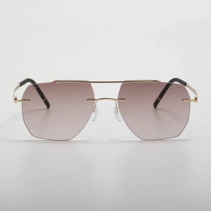 Occhiale da sole Silhouette Rincon 8746 75 7620 Gold / Darkbrown