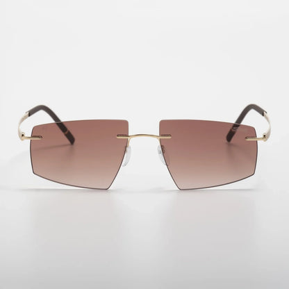 Occhiale da sole Silhouette Escondido 8747 75 7620 Gold / Darkbrown