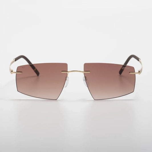 Occhiale da sole Silhouette Escondido 8747 75 7620 Gold / Darkbrown