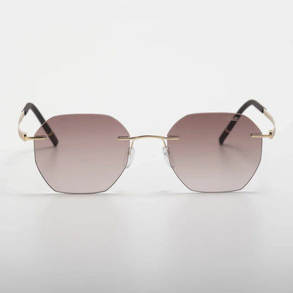 Occhiale da sole Silhouette Cabrillo 8748 75 7520 Gold / Darkbrown