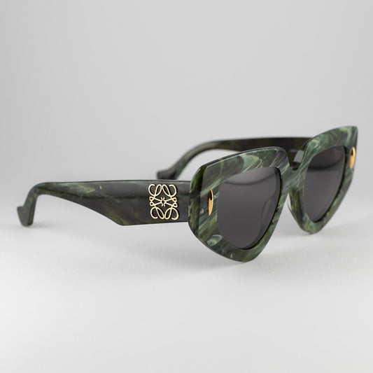 Occhiale da sole Loewe LW40155I 96A Olive-laterale