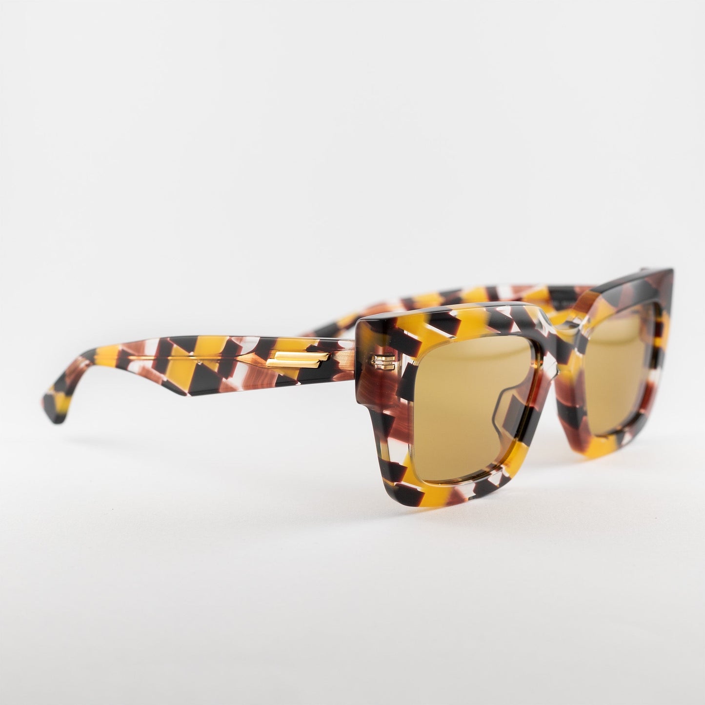 Occhiale da sole Bottega Veneta BV1212S 009 Yellow-laterale