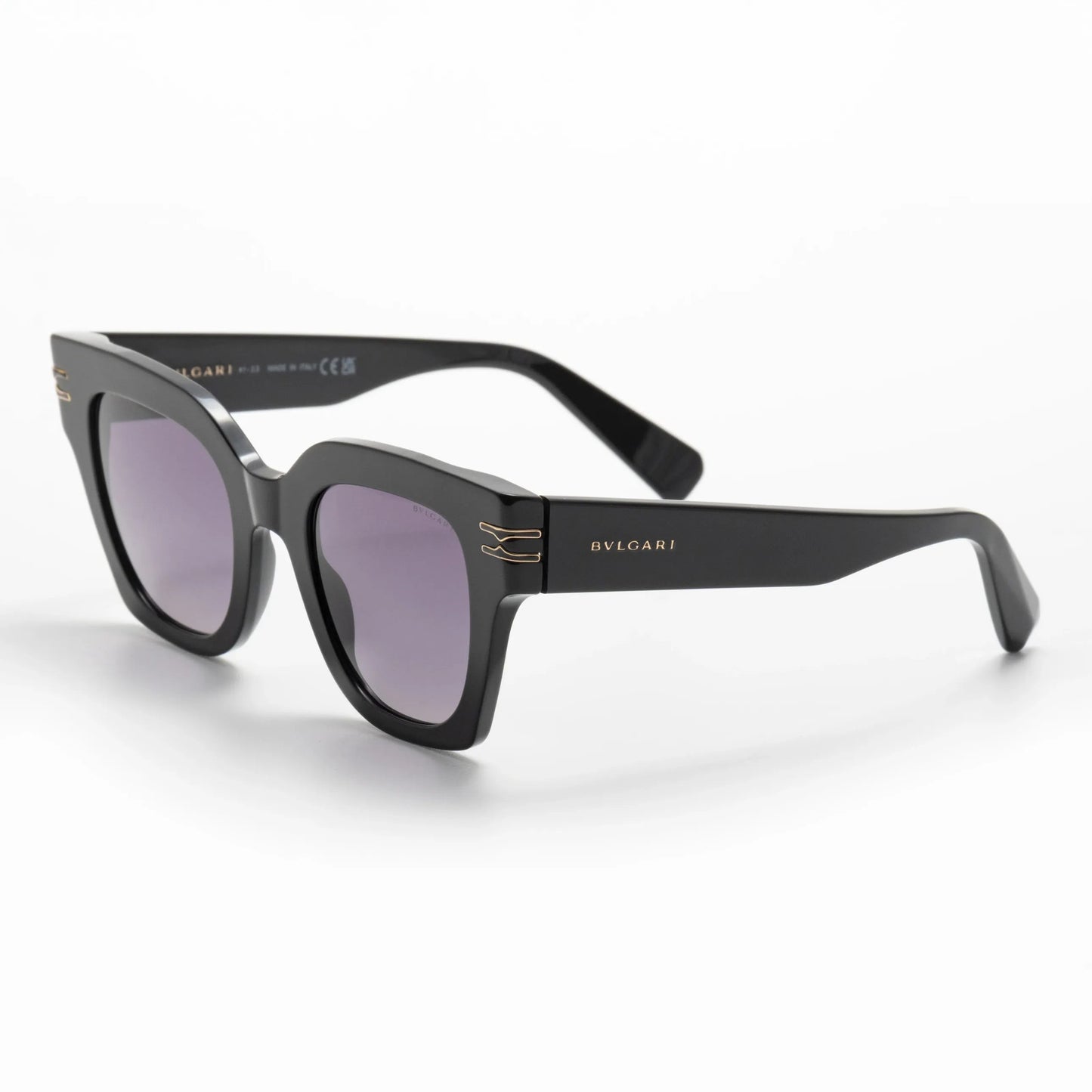 Occhiale da sole Bulgari BV40013I 01B Black-laterale