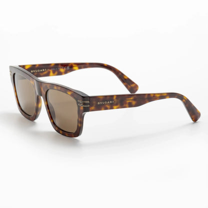 Occhiale da sole Bulgari BV40015I 52H Havana-laterale