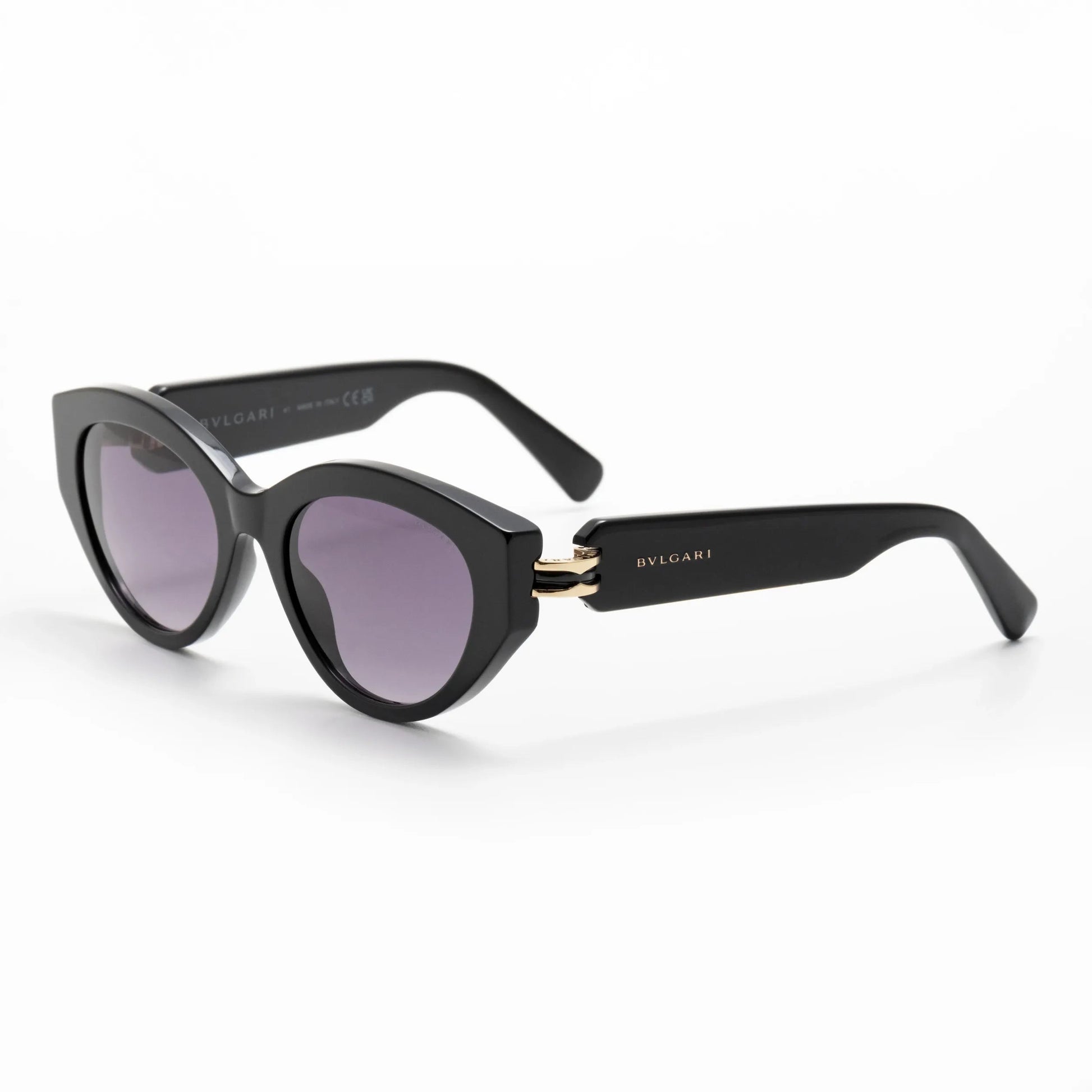 Occhiale da sole Bulgari BV40046I 01B Black-laterale