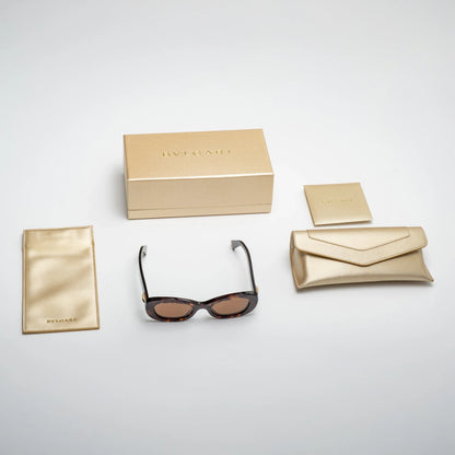 Occhiale da sole Bulgari BV40039I 52E Havana-confezione
