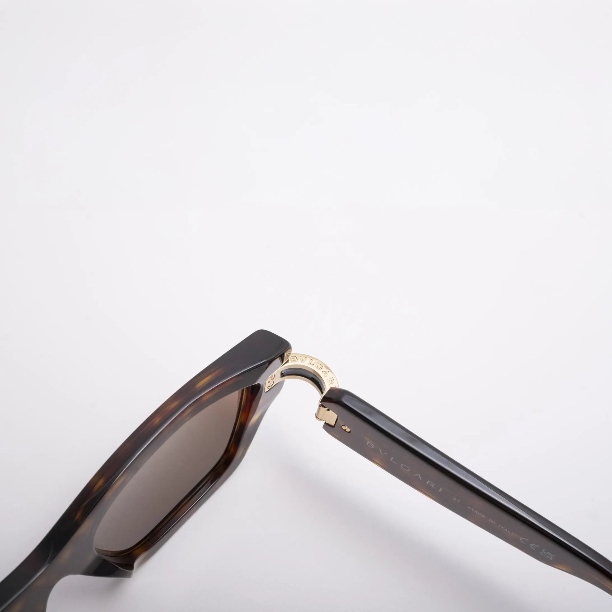 Occhiale da sole Bulgari BV40047I 52E Havana-dettagli