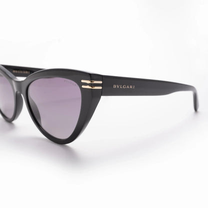 Occhiali da sole Bulgari BV40048I 01B cat-eye neri