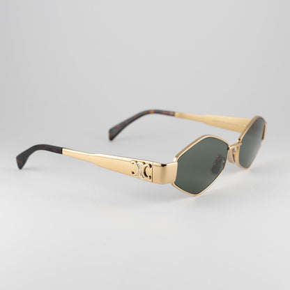 Occhiale da sole Celine CL40254U 30N Gold-laterale