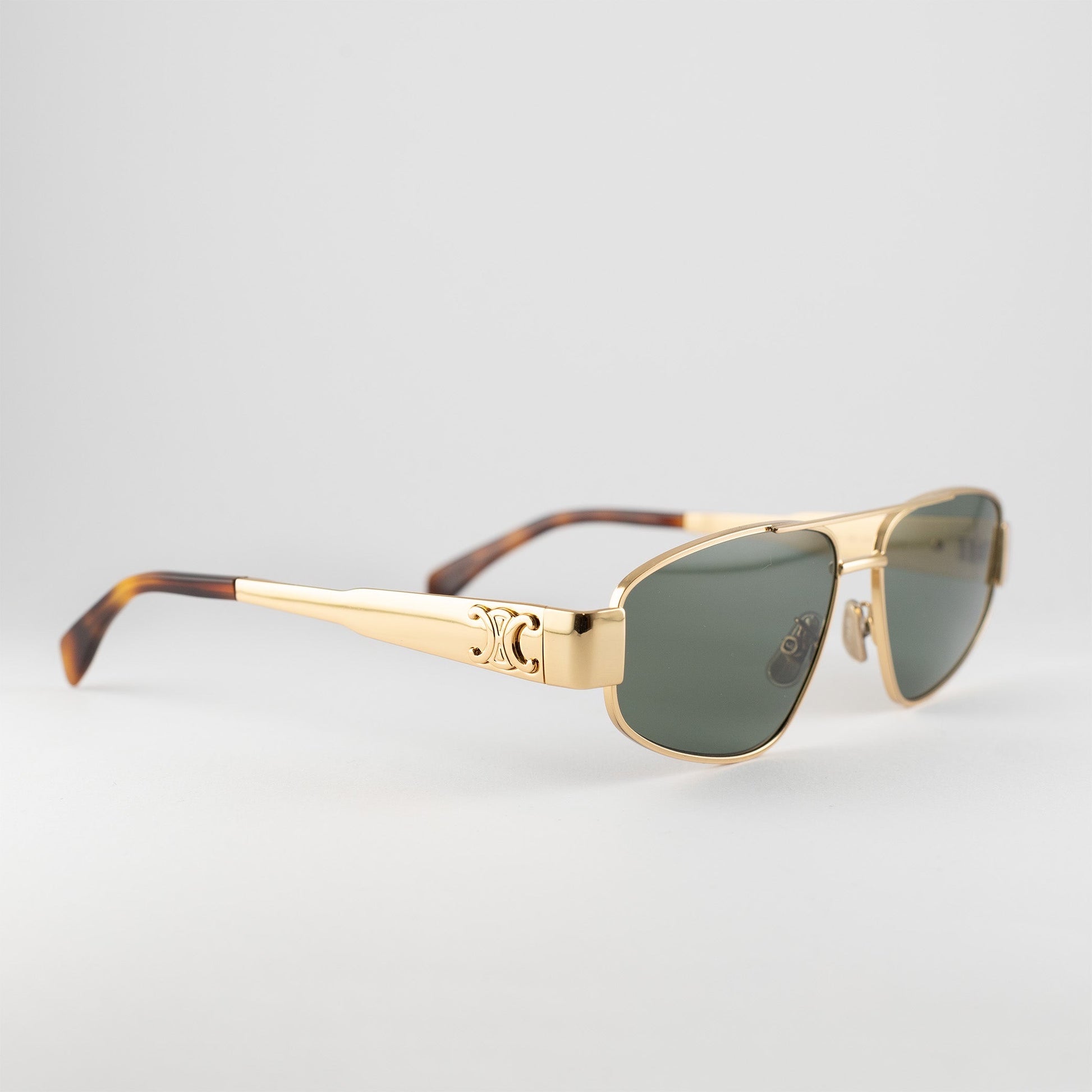 Occhiale da sole Celine CL40281U 30N Gold-laterale
