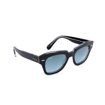 Occhiale da sole Ray-Ban State street RB2186 12943M Black on Transparent-laterale