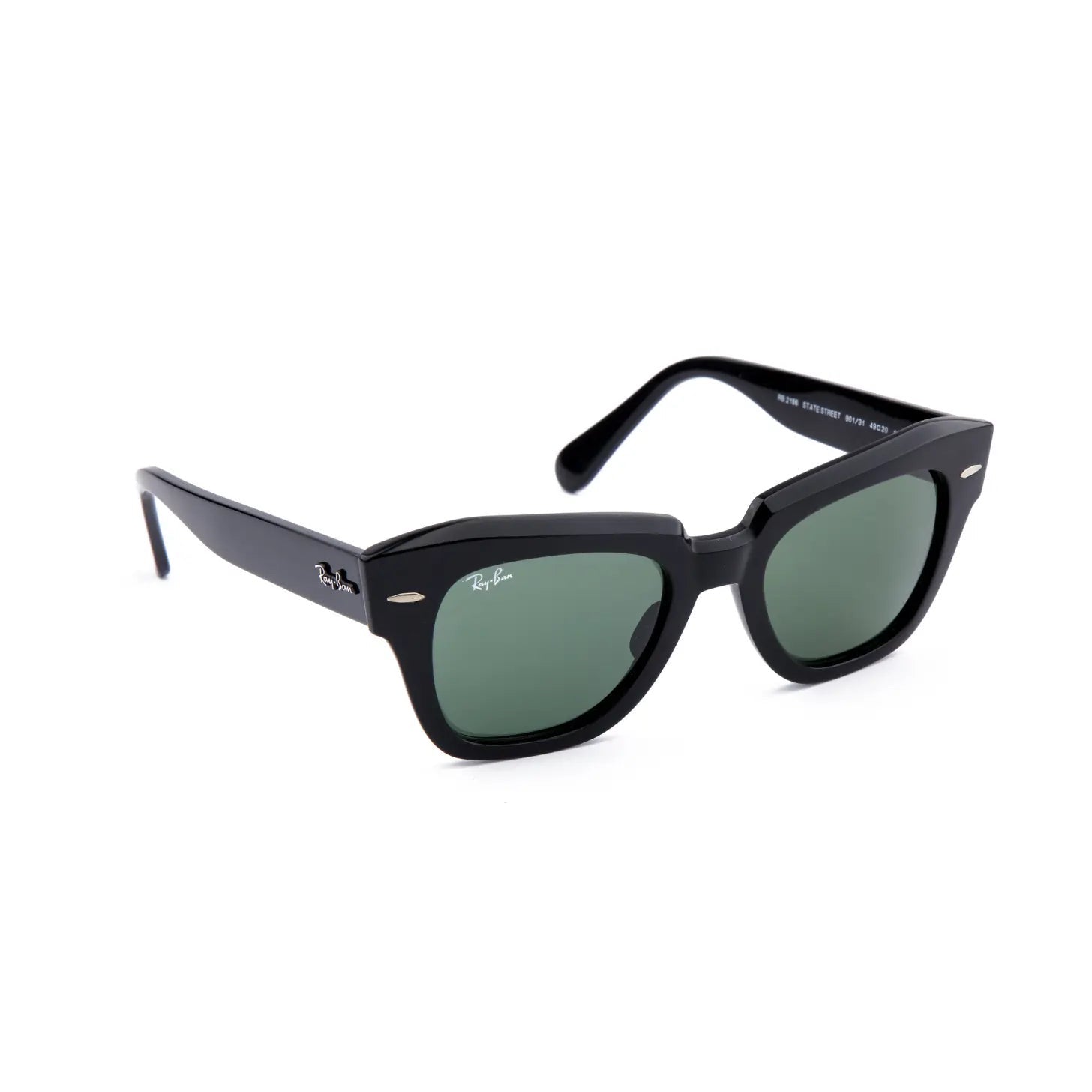 Occhiale da sole Ray-Ban State street RB2186 901/31 G-15 Green-laterale