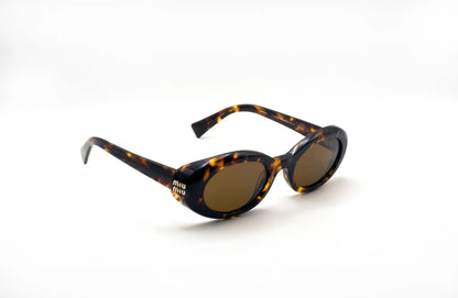 Occhiali da sole Miu Miu MU B09S 14L20V Havana ovali
