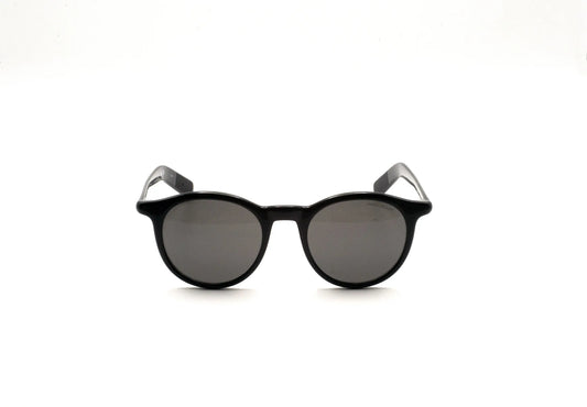 Occhiali da sole Montblanc MB0353S-001 Black Grey rotondi
