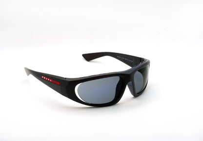 Occhiali da sole Prada Linea Rossa PS B03S 1BO10J Nero Opaco avvolgenti