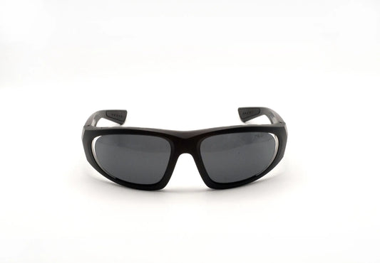 Occhiali da sole Prada Linea Rossa PS B03S 1BO06F Nero Opaco avvolgenti