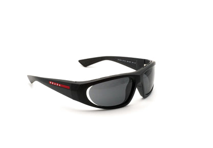 Occhiali da sole Prada Linea Rossa PS B03S 1BO06F Nero Opaco avvolgenti
