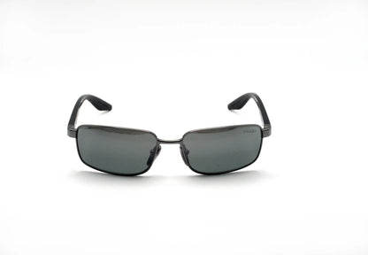 Occhiali da sole Prada Linea Rossa PS B54S 5AV41A Grigio Metallizzato rettangolari